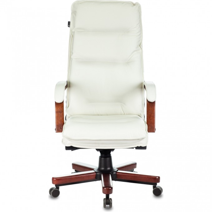 Кресло БЮРОКРАТ T-9927WALNUT слоновая кость T-9927WALNUT/IV-LTHR