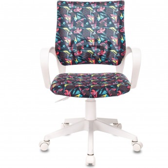 Кресло детское БЮРОКРАТ BUROKIDS 1 W мультиколор/геометрия Кресло детское БЮРОКРАТ BUROKIDS 1 W мультиколор/геометрия