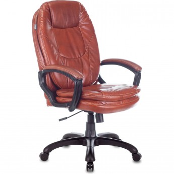 Кресло руководителя БЮРОКРАТ CH-868N коричневое, экокожа Кресло руководителя БЮРОКРАТ CH-868N коричневое, экокожа