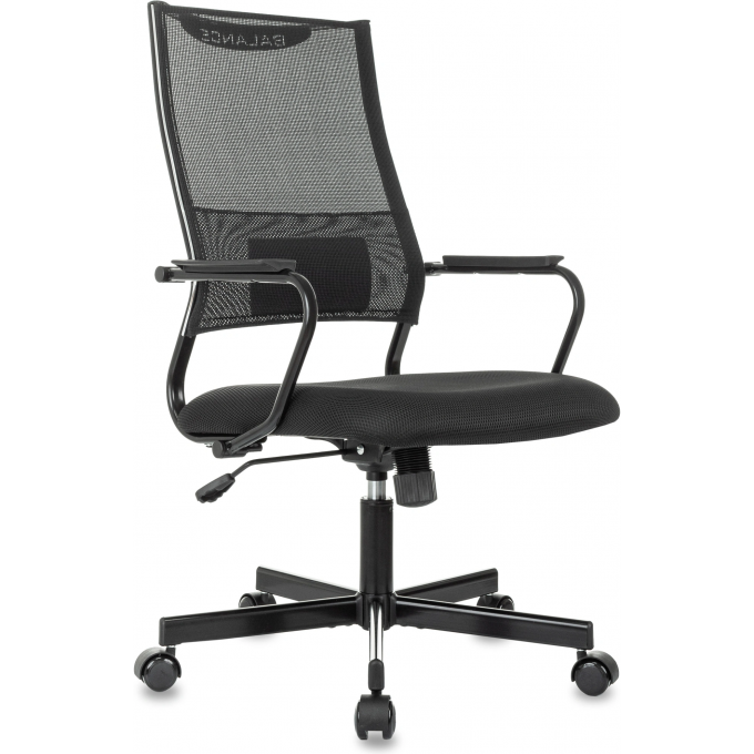 Кресло руководителя БЮРОКРАТ CH BALANCE сетка/ткань черный CH BALANCE B