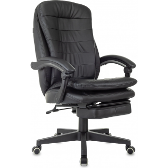 Кресло руководителя БЮРОКРАТ T-9950MSG-F черный эко.кожа