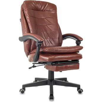 Кресло руководителя БЮРОКРАТ T-9950MSG-F коричневый эко.кожа Кресло руководителя БЮРОКРАТ T-9950MSG-F коричневый эко.кожа