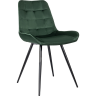 Стул для дома БЮРОКРАТ CH-K2 зеленый металл черный на ножках CH-K2_1/HL30