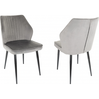 Стул для дома БЮРОКРАТ CH-K5 темно серый комплект 2шт