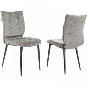 Стул для кухни БЮРОКРАТ KF-4_2 серый, комплект 2шт