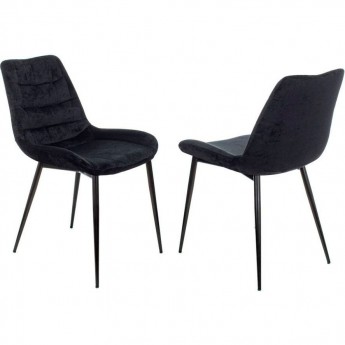 Стул для кухни БЮРОКРАТ KF-6_2 черный, комплект 2шт