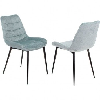 Стул для кухни БЮРОКРАТ KF-6_2 серо-голубой, комплект 2шт